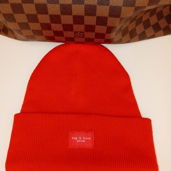 rag & bone Accessories - ****SOLD****Rag & Bone Addison red hat